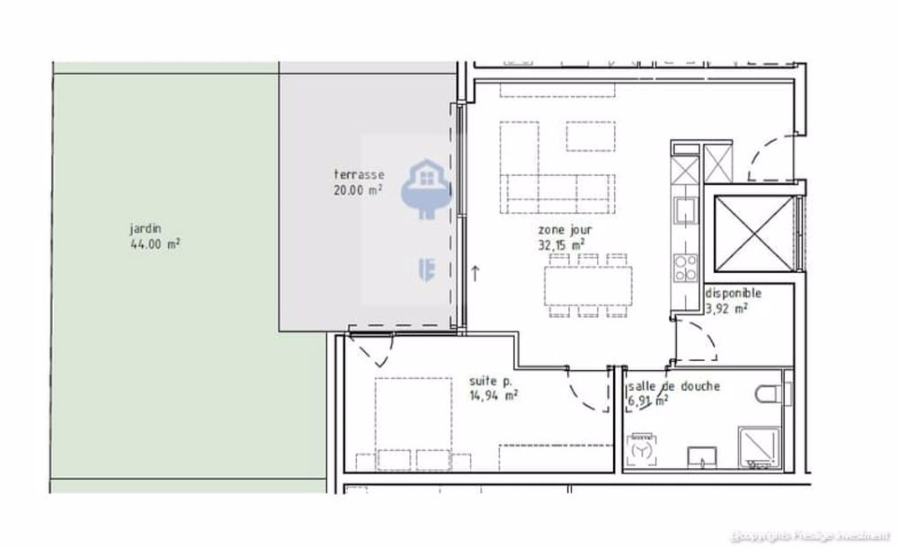 LOCATION-VENTE - Superbe appartement neuf en rez-de-jardin - Sion centre - Bild 1