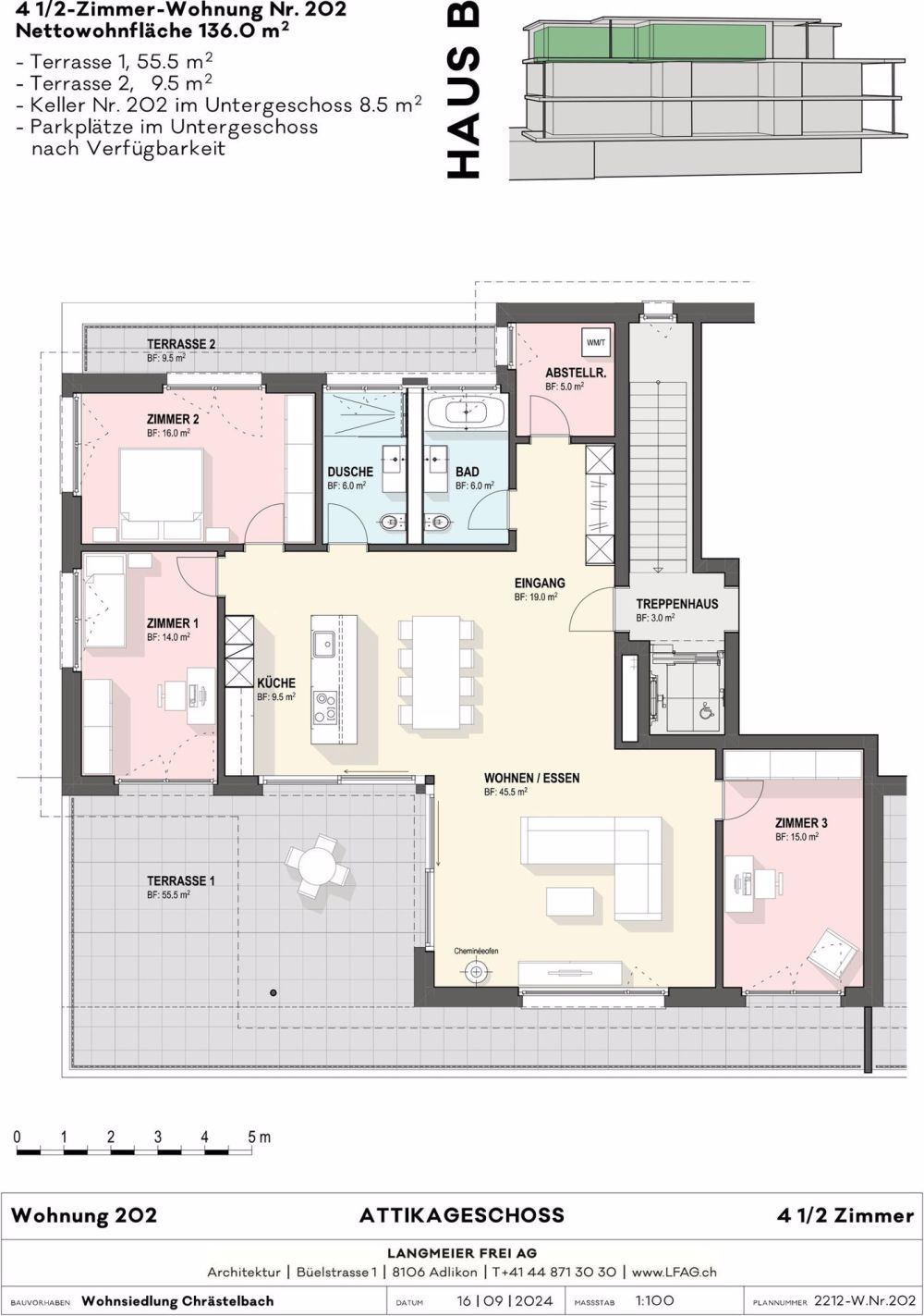 Sonniger Attika-Traum mit Schwedenofen - Bild 11