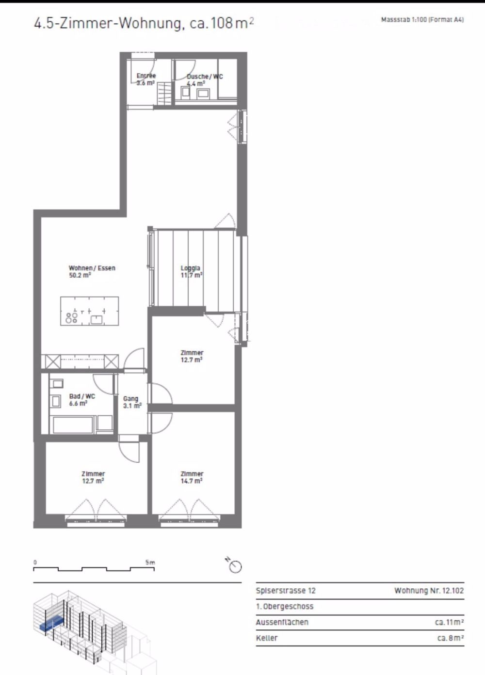 4.5 Zimmer Wohnung Erstvermietung Neubau in Albisrieden - Bild 5