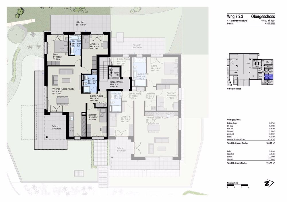 Moderne 4.5-Zi.-Wohnung mit hohem Ausbaustandard in ruhigem Wohnquartier - Bild 4