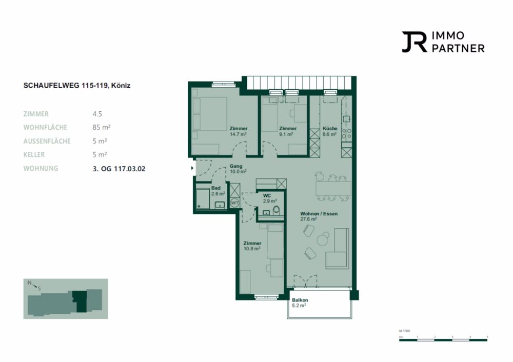 Erstbezug in neuem Glanz / Ihre moderne 4.5-Zimmer-Wohnung - 4.5_ZWG.PNG