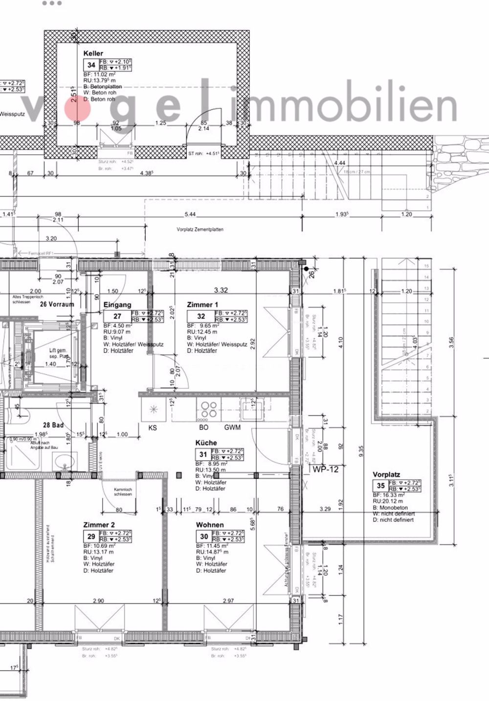 Charmante, sonnige und kernsanierte Wohnung mit Panoramablick - Grundrissplan