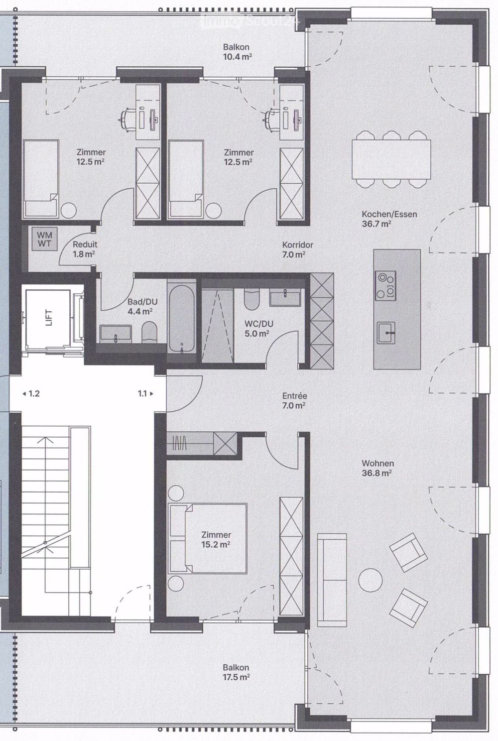 Erstvermietung: Hochwertige 4.5-Zi-Eigentumswohnung an zentraler Lage in Ipsach - Bild 6