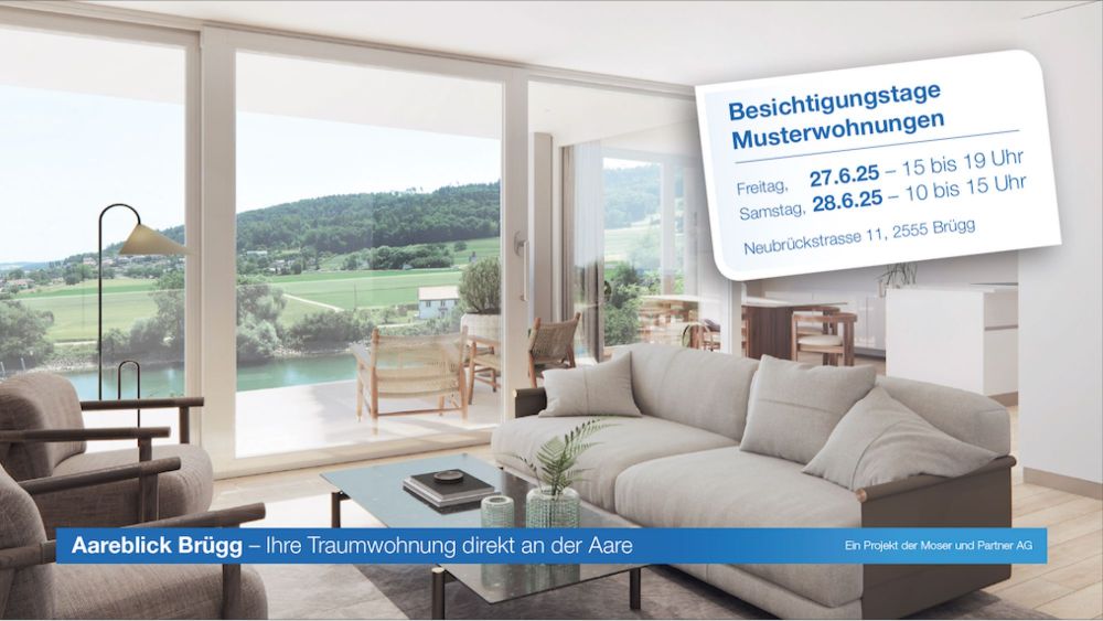 4.5-Zimmer Premium-Wohnungen an der Aare ab CHF 995'000 - Bild 1