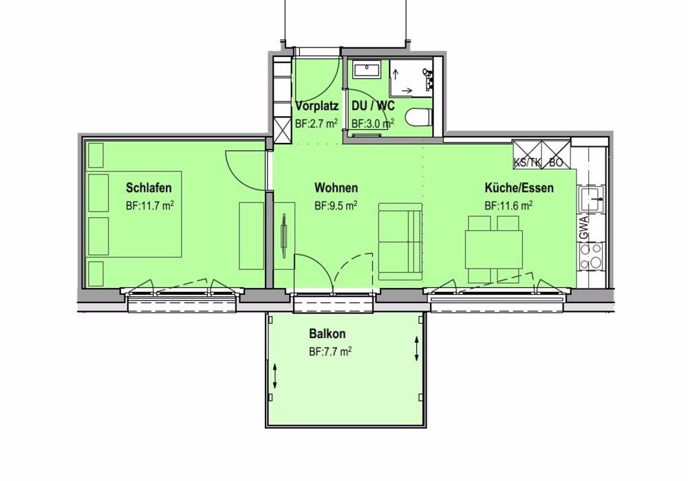 ERSTVERMIETUNG - top modern und gute Lage! - Grundriss.PNG