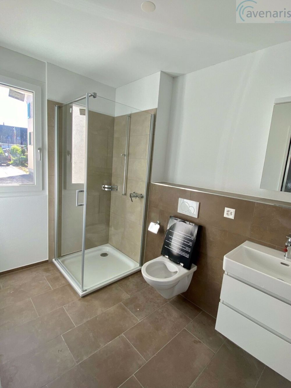 Neubau Magden: 1 Zimmer Studio noch frei - Badezimmer