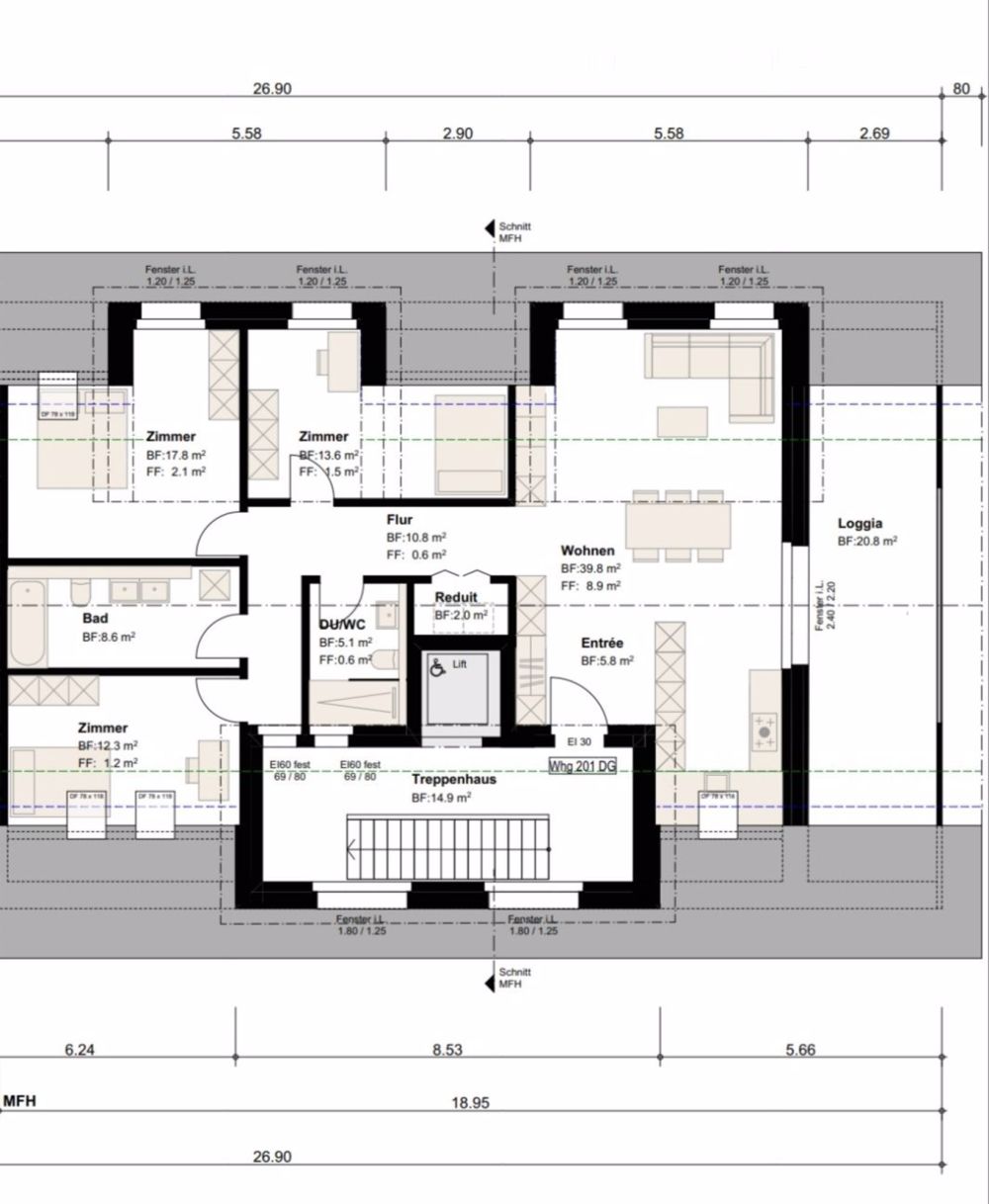 Moderne 3.5-Zimmer-Neubau-Wohnung mit Terrasse in Amlikon-Bissegg - Bild 1