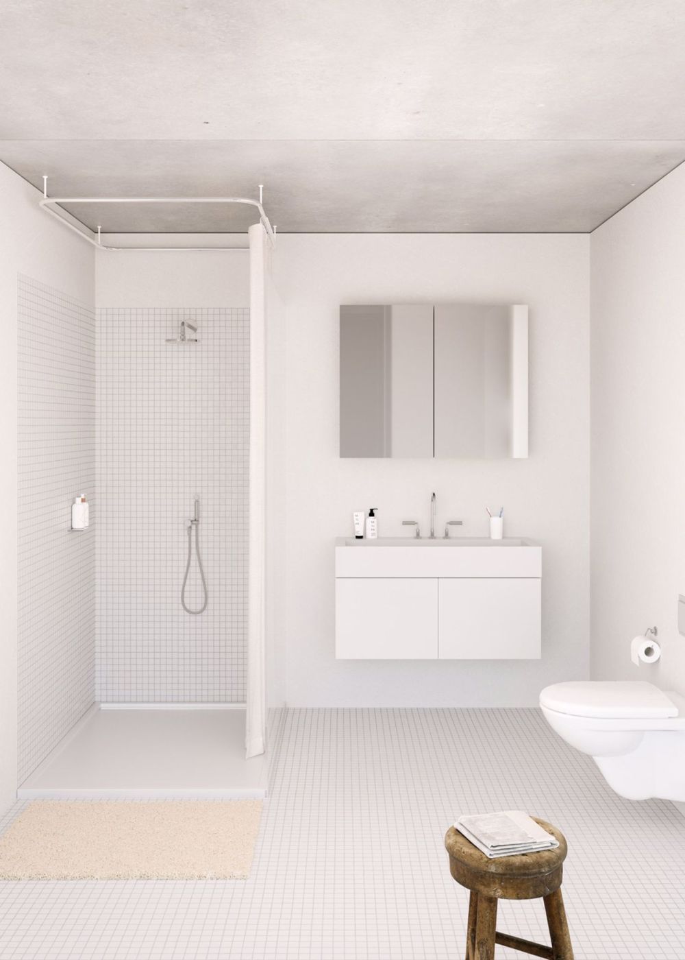 MIETEN OHNE KAUTION - Zwhatt ist Stadt, ist Land, ist Leben. - Materialisierung Badezimmer