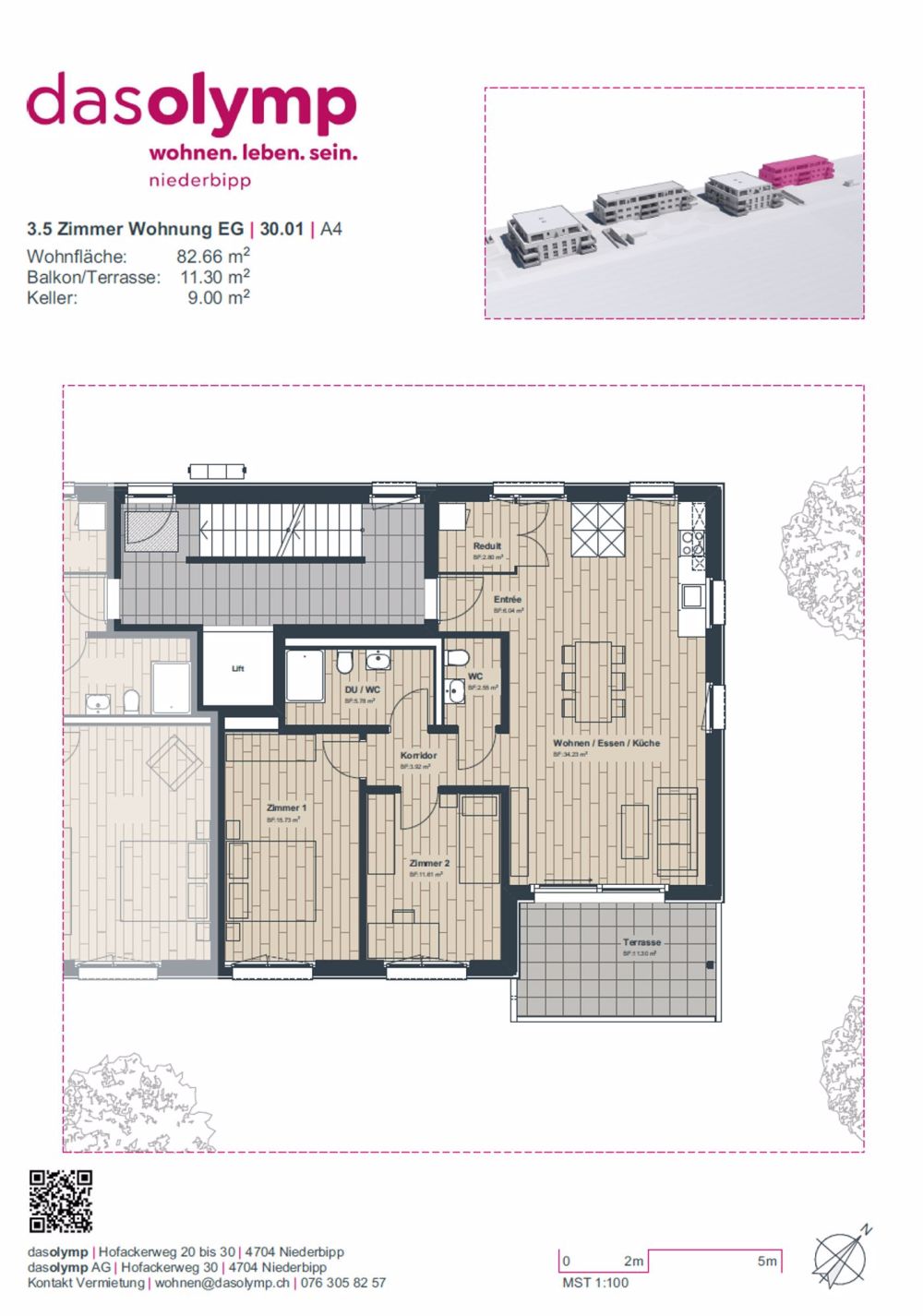 Neubau - Erstbezug in topmoderne, lichtdurchflutete Wohnung - Bild 7