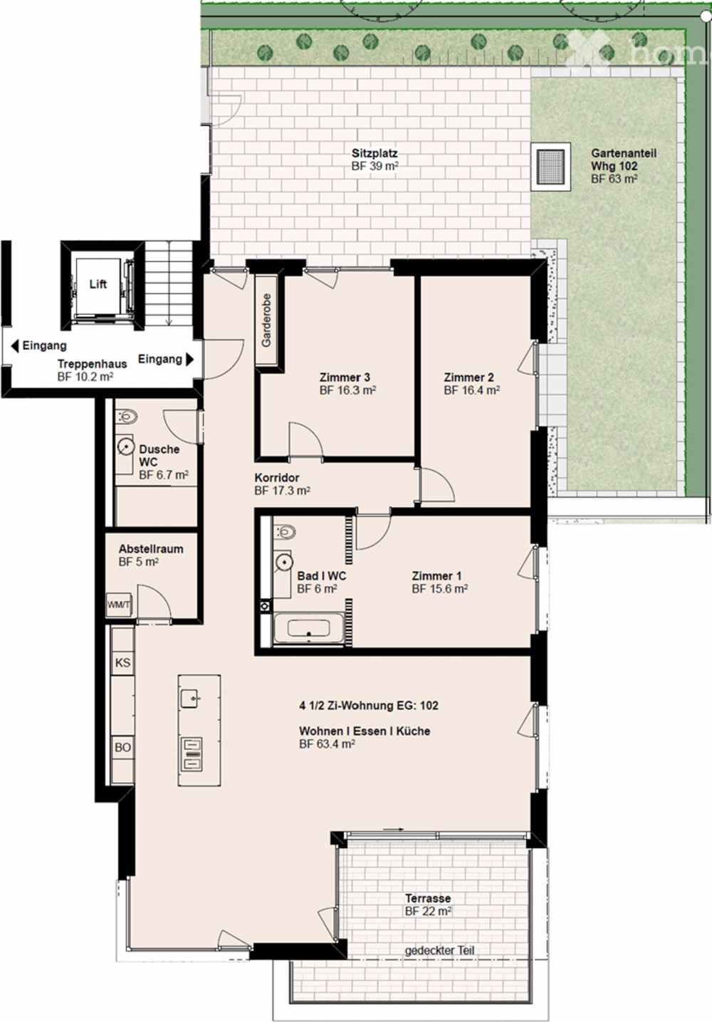Exklusive 4.5-Zimmer-Wohnung mit atemberaubender Seesicht in Richterswil - Bild 2
