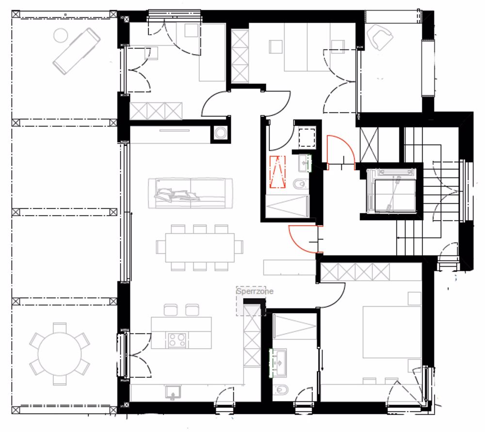 NEU - Attikawohnung in Trimmis - Nutzfläche 169.5 m2 - Bild 3