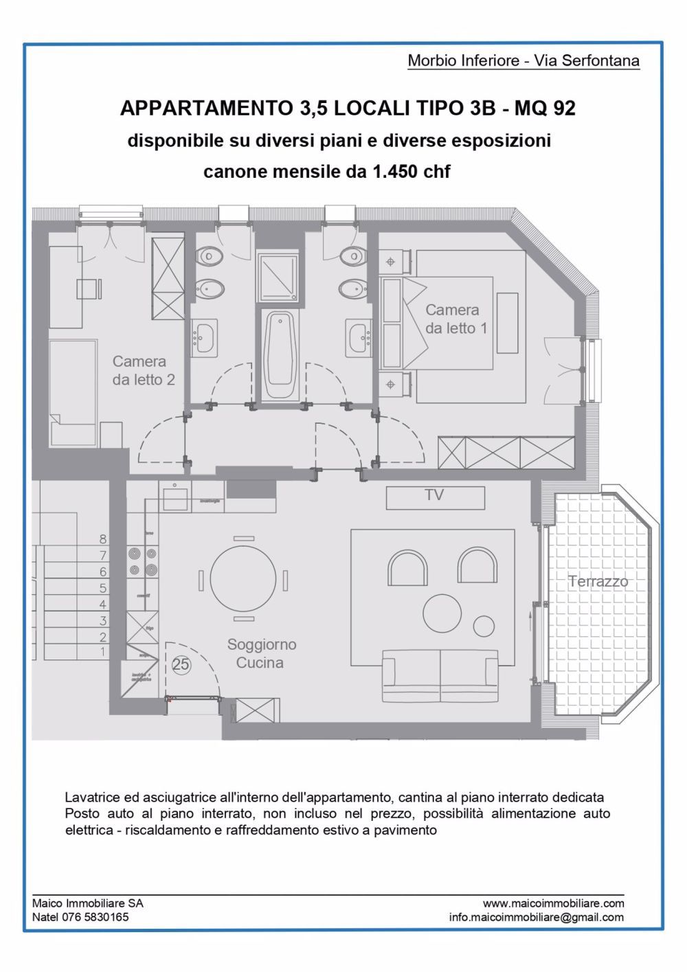 Nuovissimi appartamenti a Morbio Inferiore - 3,5 locali diverse tipologie - Bild 6