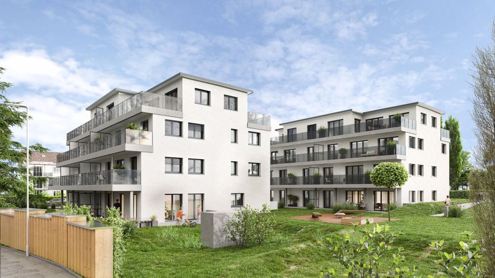Erstbezug: 3.5-Zimmer-Gartenwohnung in zentraler Lage von Adlikon - Bild 1