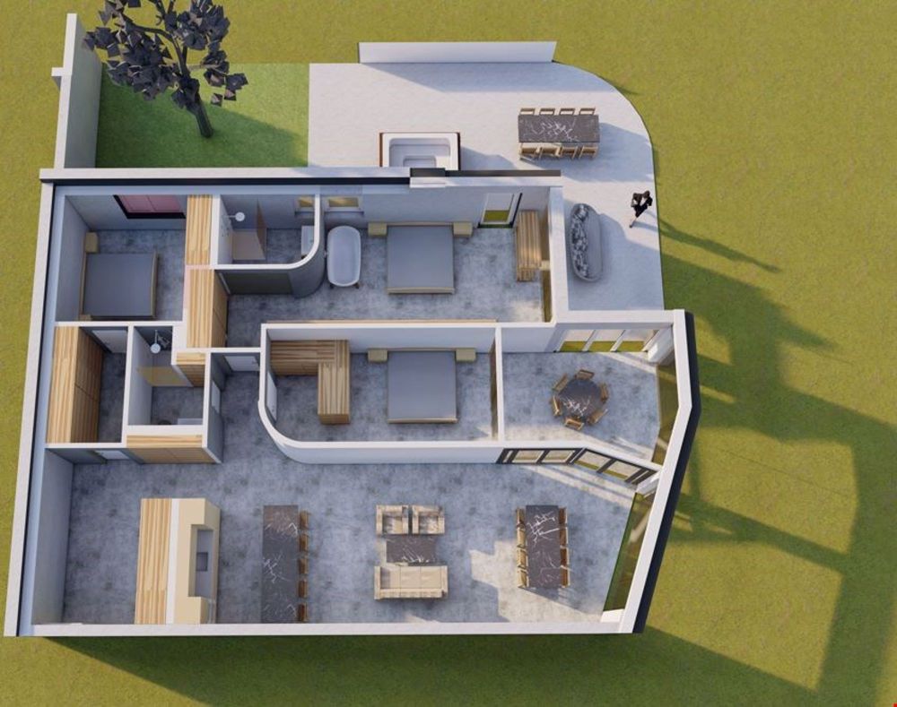 Luxuriose Terrassewohnung mit Panoramablick und Fitnessraum! - Bild 13