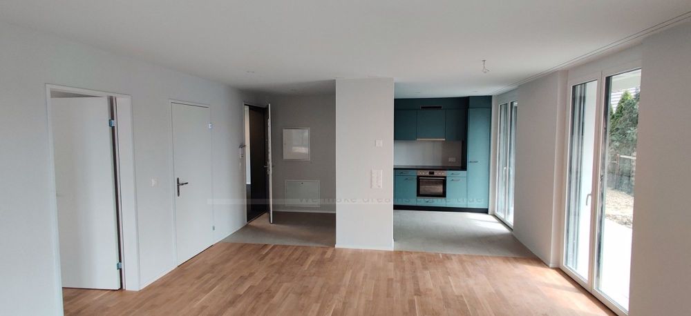 NOCH 2 WOHNUNGEN-ERSTVERMIETUNG- 2.5 & 3.5 ZIMMER GENOSSENSCHAFTSWHG. - BLICK VOM WOHNZIMMER