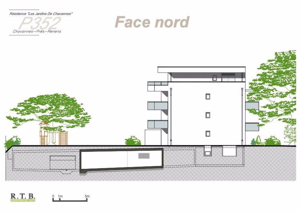 Appartement 2,5 pces au rez avec jardin à Chavannes, lot 2 - Bild 10
