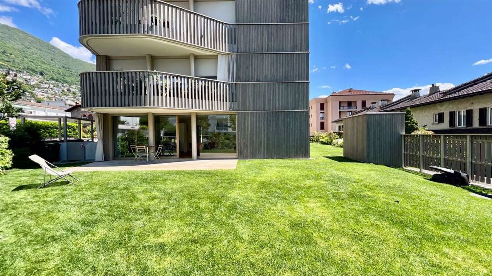 Minusio - Neues Apartment mit großem Garten und Seeblick - Bild 1