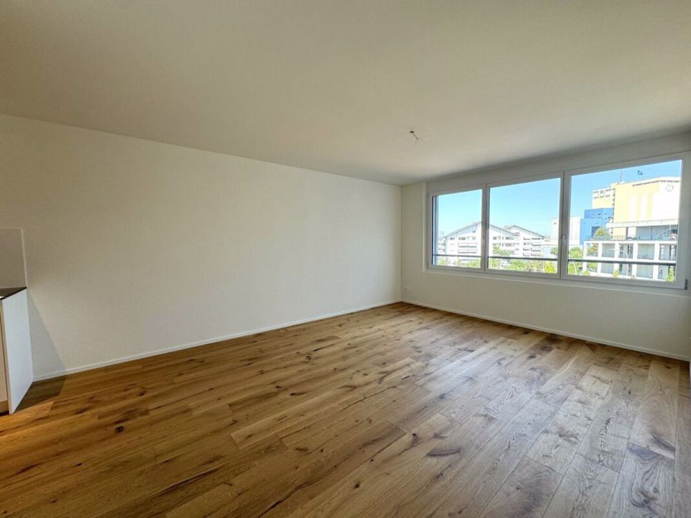 moderne Wohnung mit Blick ins Grüne - Wohnbereich