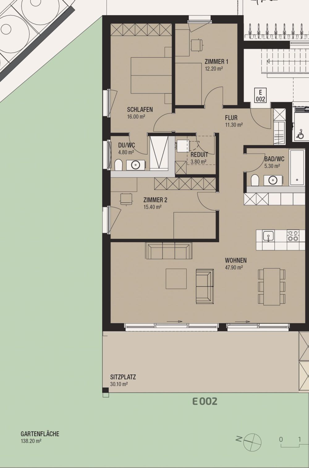 4 ½ Zimmer-Wohnung in Bachenbülach mieten - Bild 3