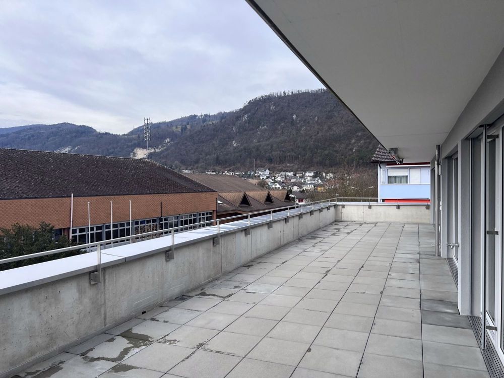 Traumwohnung mit riesiger Dachterrasse mit Abendsonne - Loggia
