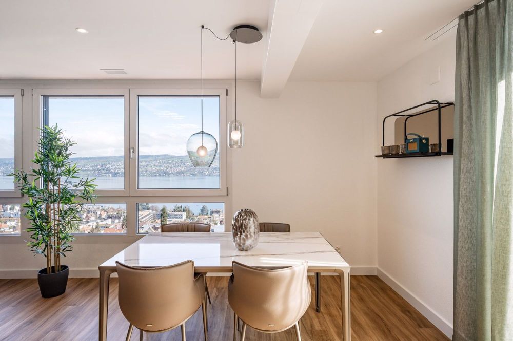 Neubau-Apartments mit Designer Möblierung und voller Seesicht in Horgen/Zürich/Zug/Pfäffikon. - Bild 13