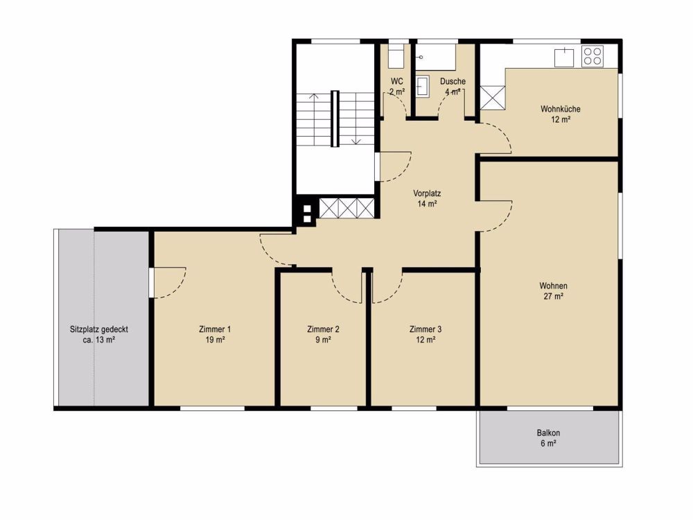 Ein Zuhause voller Charme und Wohnqualität - Grundriss Wohnung