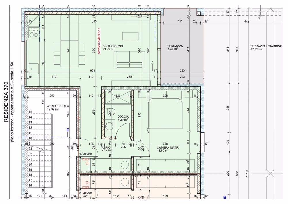 Erste Miete 2.5 Zimmer mit Garten in Lumino - Bild 2