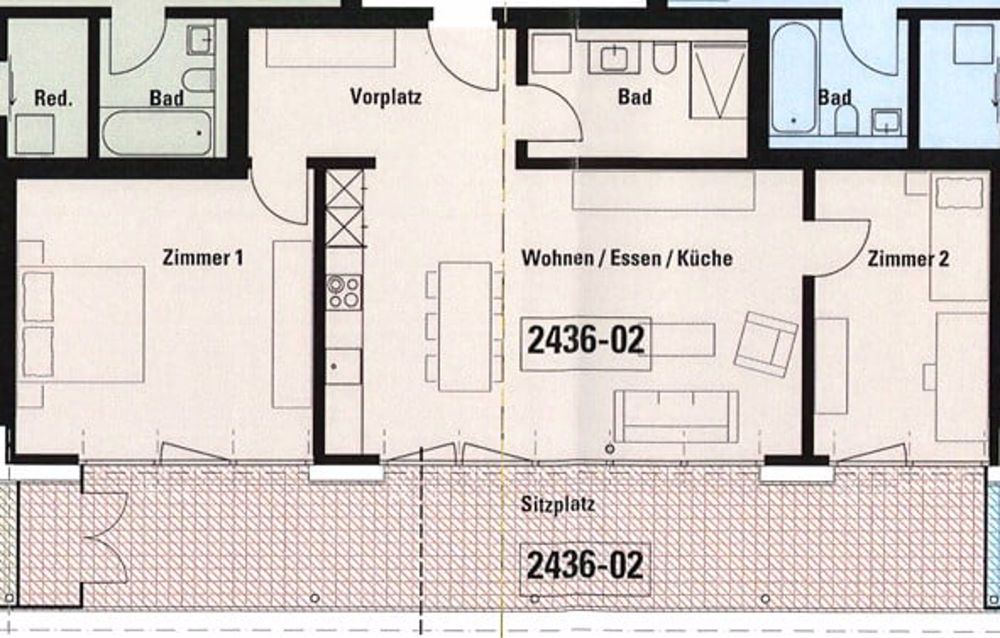 Moderne 3.5-Zimmer-Neubau-Wohnung mit Terrasse und Grünblick in Niederbipp - Bild 7
