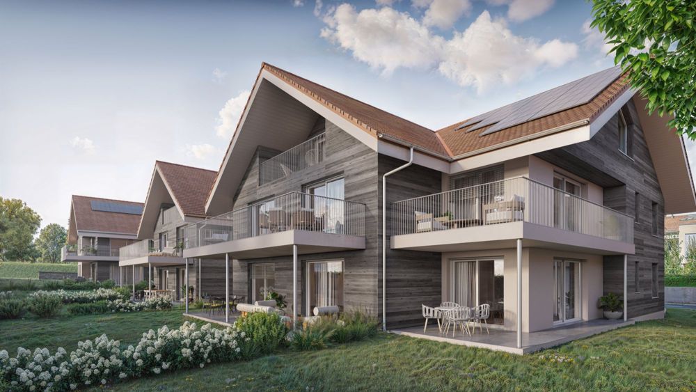 Superbe 3.5p neuf avec terrasse et jardin à louer à Lavigny - Bild 1
