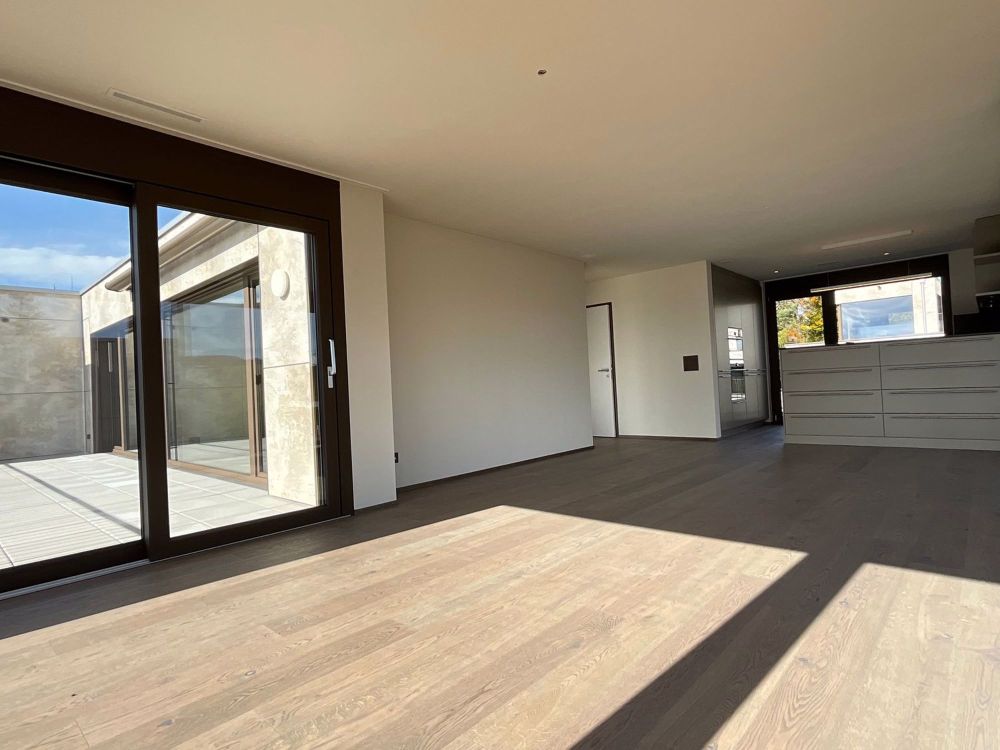 Atemberaubende Aussicht: NEUBAU 3.5-Zimmer-Attika-Wohnung mit 2 Terrassen - Bild 4