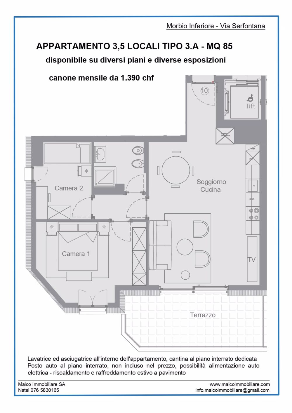Nuovissimi appartamenti a Morbio Inferiore - 3,5 locali diverse tipologie - Bild 5