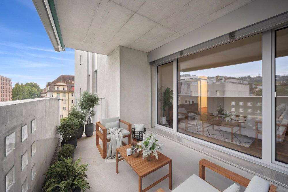 Erstvermietung nach Sanierung 3-ZiWhg in der Nähe der Fachhochschule und Umzugsgutschein - Balkon