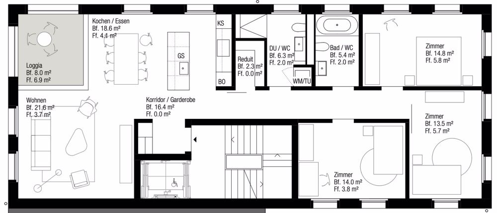 4 ½ Zimmer-Wohnung in Glarus mieten - Bild 3