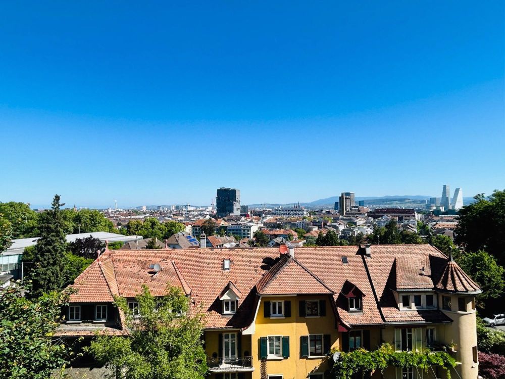 Neubau (2025): 4.5 Zimmer-Garten-Wohnung mit Aussicht über Basel - Bild 1