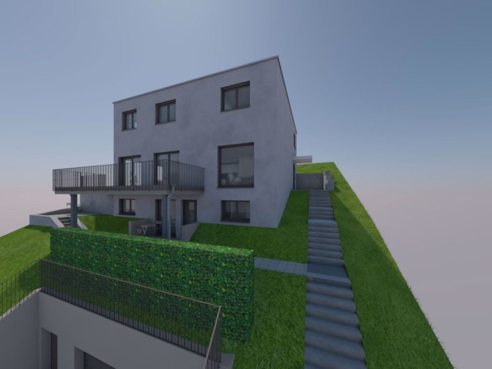 Moderne 3.5-Zimmer-Wohnung mit überdachter Terrasse und Sitzplätzen - Bild 1