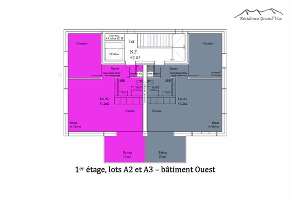 Neue 2.5 Zimmerwohnung - 1. OG Herrlicher Blick auf die Alpen - Bild 7