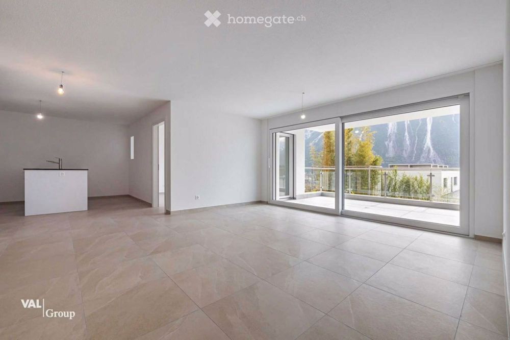 Moderne 3.5-Zimmer-Neubau-Wohnung mit Bergblick in Salgesch - Bild 3