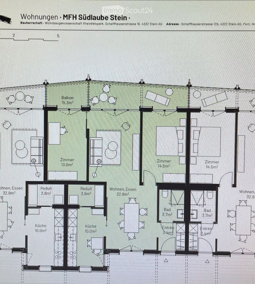 Moderne 3.5-Zimmer-Wohnung mit Balkon in Stein AG - Bild 4