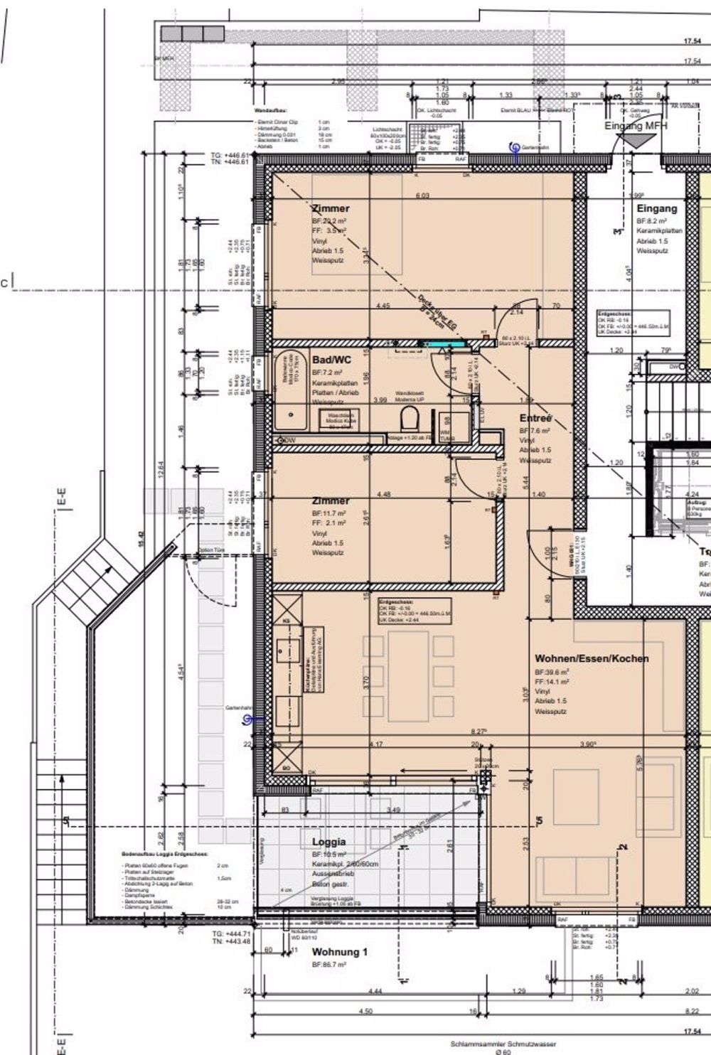3 ½ Zimmer-Wohnung in Tecknau mieten - Bild 2