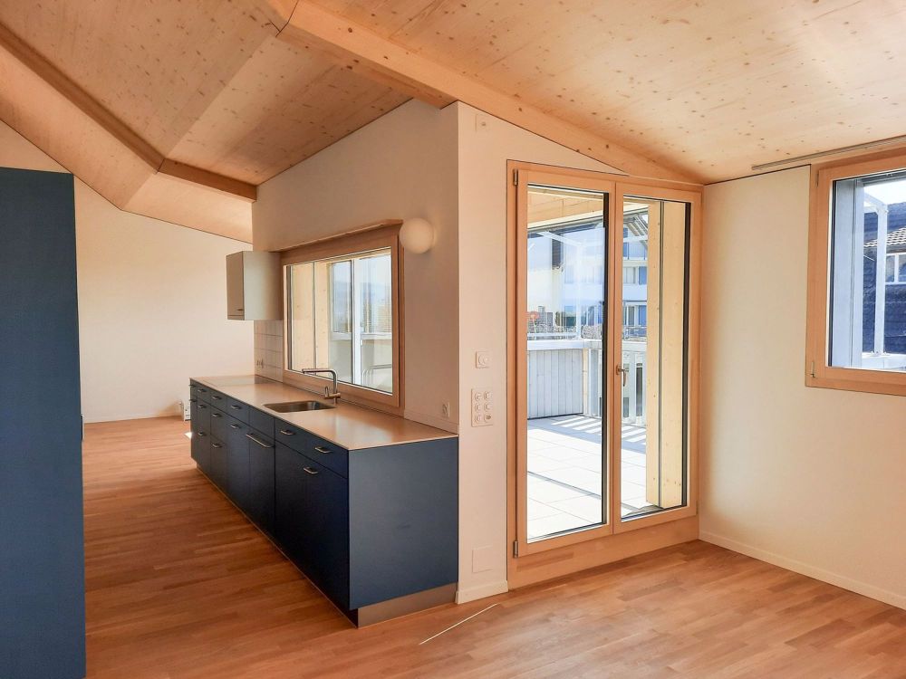 Dachwohnungen in Holzbauweise mit sonniger Loggia / und weitere individuelle Wohnungen (EG, OG) - Bild 4