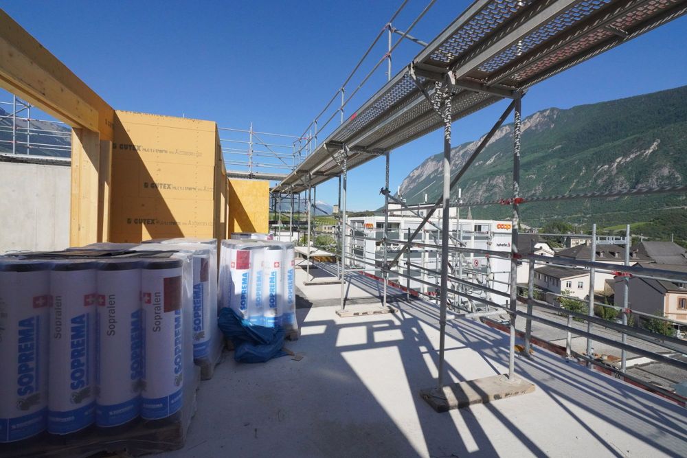 ATTIQUE D'EXCEPTION DE 4.5 PCES CENTRE-VILLE DE SIERRE - Avancement des travaux