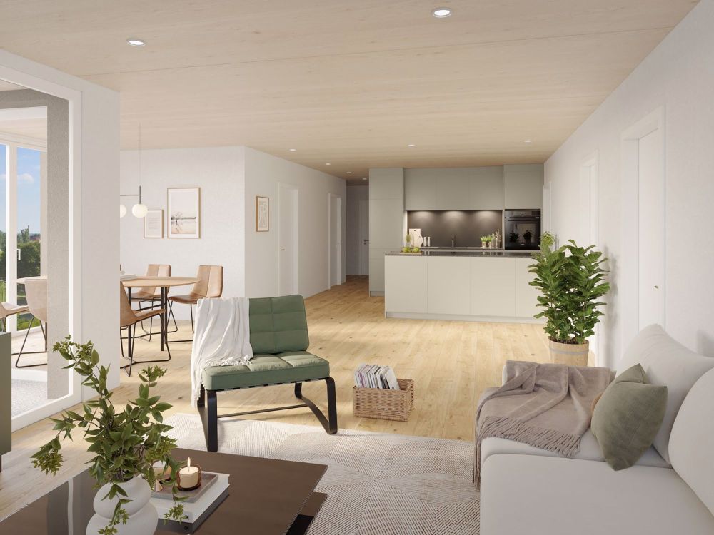 Moderne 4.5-Zimmer-Wohnung in Büron - Bild 1