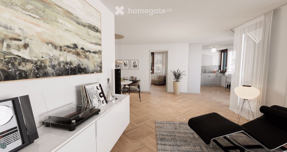 Erstbezug: Grosszügige und hochwertige 3.5-Zimmer-Wohnung mit Balkon in ruhigem Quartier. - Bild 1