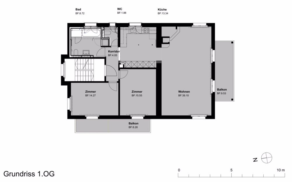 Erstvermietung: Moderne 3.5-Zimmer-Wohnung (1. OG, 97 m²) in Schlieren - Bild 13