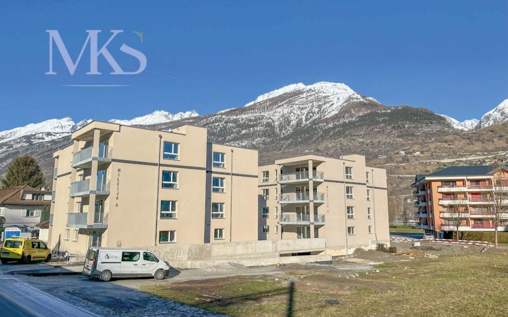Geräumige 5.5 Zimmer Neubau Wohnung in Visp (140 m2 mit 34 m2 Balkon) - Neubau