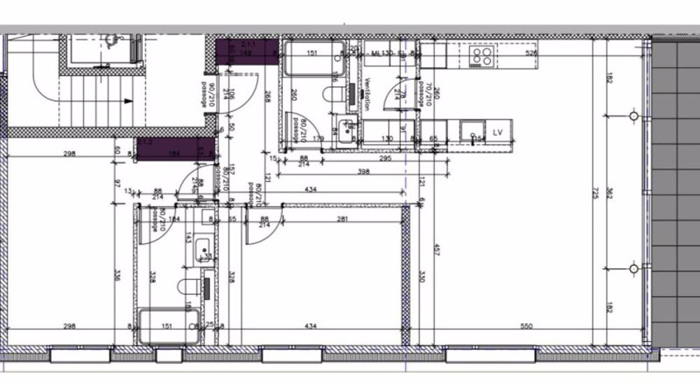 07696 - Appartement 3.5 pièces au rez - Rue Pre Raye - Collombey - Plan