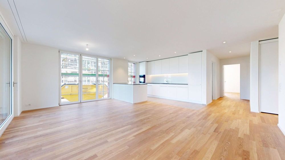 Erstvermietung - 3.5-Zimmerwohnung mit Stil - Wohn- und Essbereich (3-5-Zimmer-Musterwohnung)