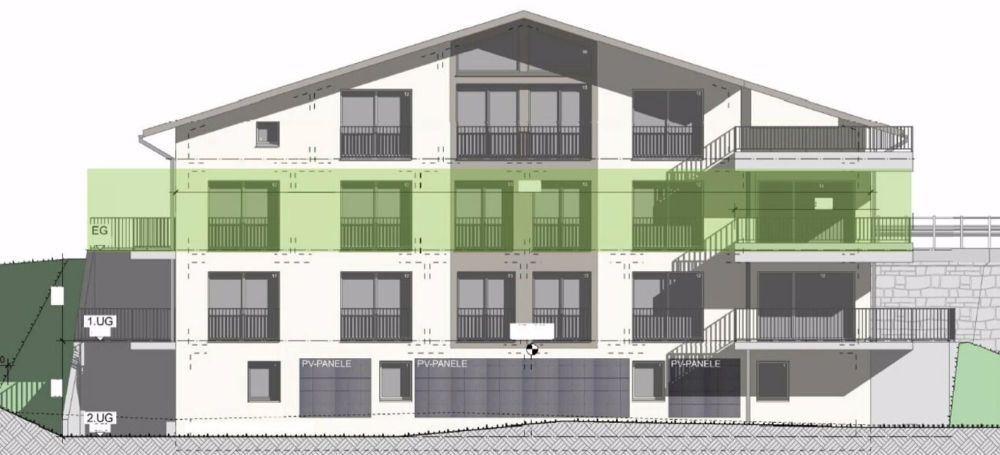 3½ Zi-Neubauwohnung im Erdgeschoss mit herrlicher Aussicht - Bild 7