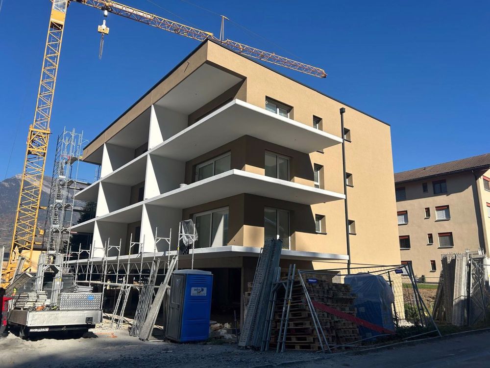 MINERGIE - 3.5-Zimmer-Wohnung in einem contemporaryen Gebäude in Aproz - Bild 1