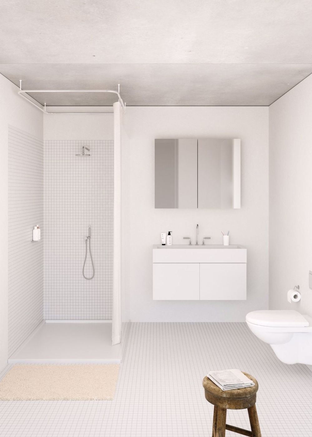 MIETEN OHNE KAUTION - Zwhatt ist Stadt, ist Land, ist Leben. - Materialisierung Badezimmer